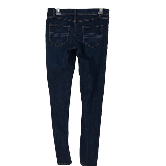 Women's Dark Wash Jeans by a.n.a. Like New, Embroidered Pockets, SZ S - Picture 2 of 8